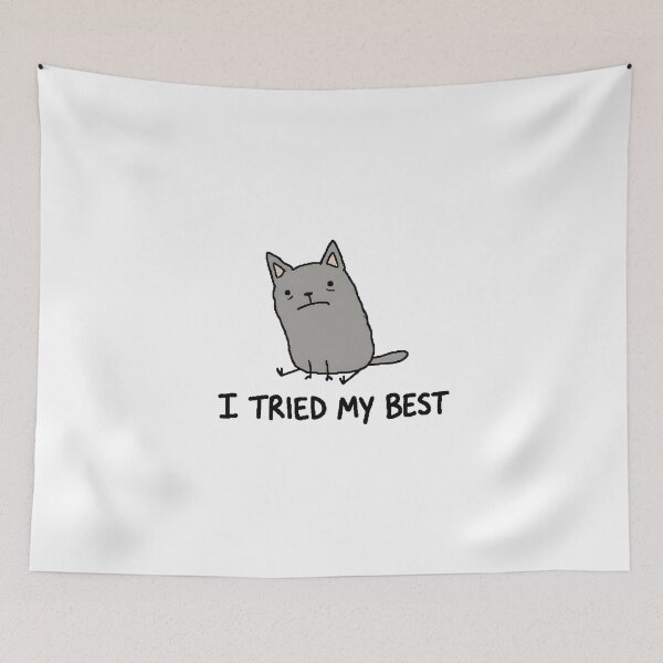 Item preview, Grumpy Cat I Tried My Best Funny designed and sold by PreeCha Art & Co..