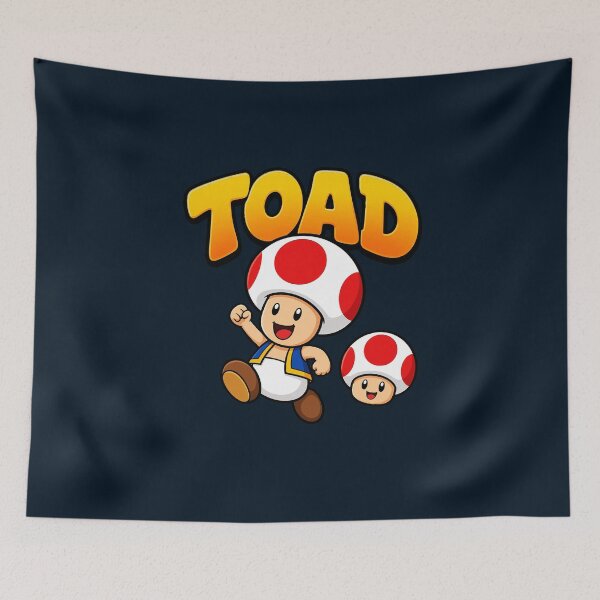 Item preview, Retro Toad Mushroom Adventure Graphic designed and sold by JandJOc.