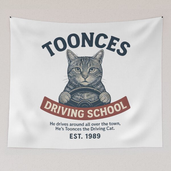 Item preview, Toonces Driving School - Est. 1989 designed and sold by nealjaney.