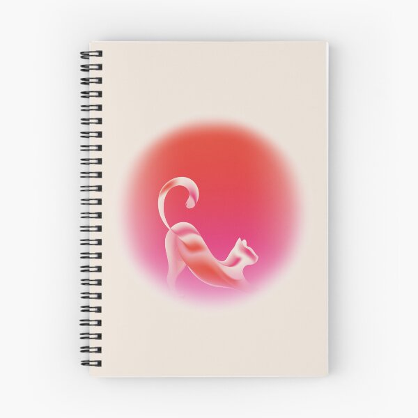 Item preview, Stretching Aura Cat Red Gradient Mystic Poster designed and sold by Yaiart.