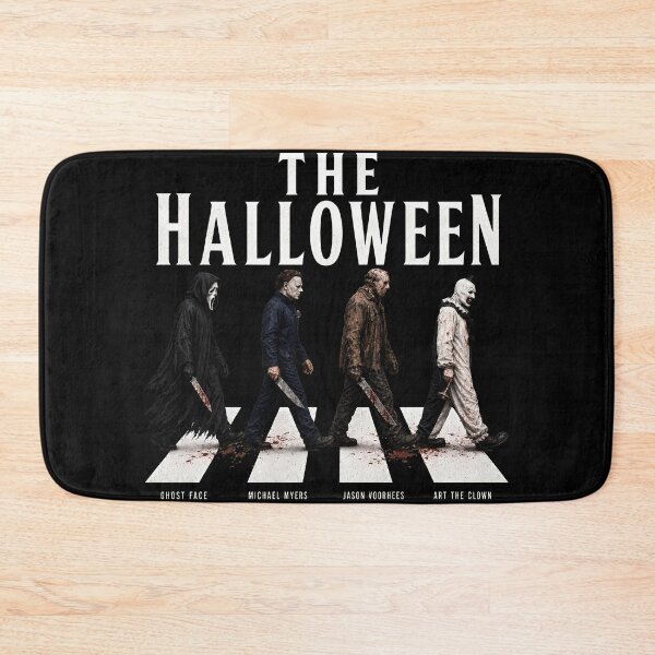 Item preview, Halloween Tshirts Michael Myers Jason Voorhees Ghost Face Art The Clown Horror Walking Road designed and sold by Hydlaaksmndriss.