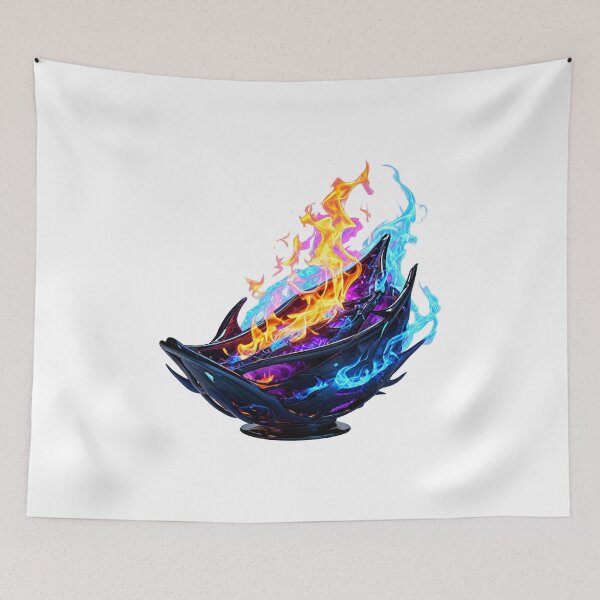 Item preview, Elemental Fire Vessel – Abstract Fantasy Flame Art designed and sold by Mirgonhood.