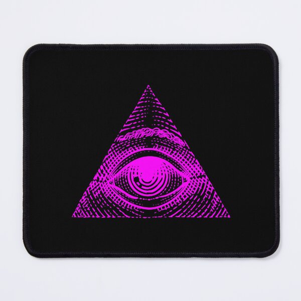 Item preview, Magenta Vintage Eye of Providence Design designed and sold by pattern-archive.