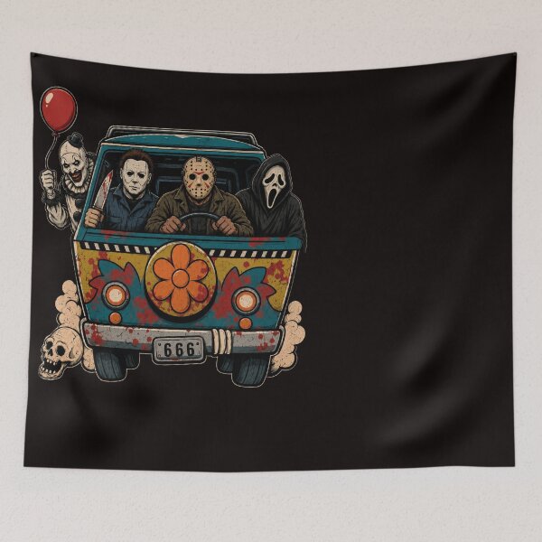 Item preview, Halloween Tshirts Michael Myers Jason Voorhees Ghost Face Art The Clown Horror Movie designed and sold by Hydlaaksmndriss.