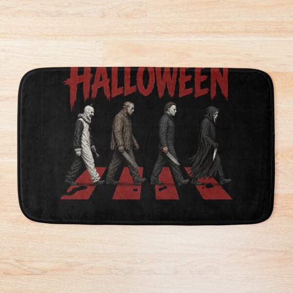 Item preview, Halloween Tshirts Michael Myers Jason Voorhees Ghost Face Art The Clown Vintage Horror Walking Road Retro designed and sold by Hydlaaksmndriss.
