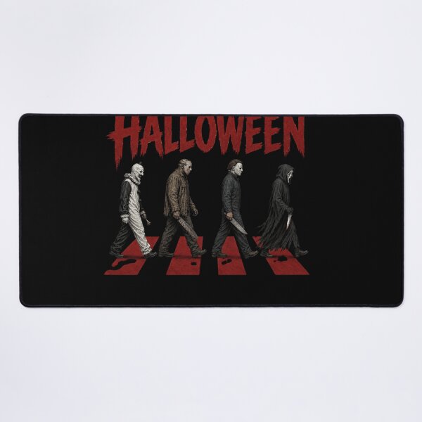 Item preview, Halloween Tshirts Michael Myers Jason Voorhees Ghost Face Art The Clown Vintage Horror Walking Road Retro designed and sold by Hydlaaksmndriss.