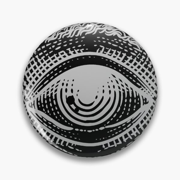 Item preview, Silver Vintage Eye of Providence Design designed and sold by pattern-archive.