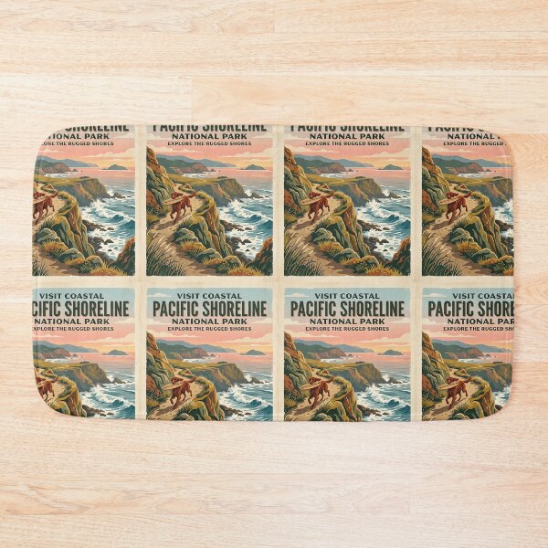 Item preview, Irish Setter Coastal Surfer designed and sold by PictoVibe.