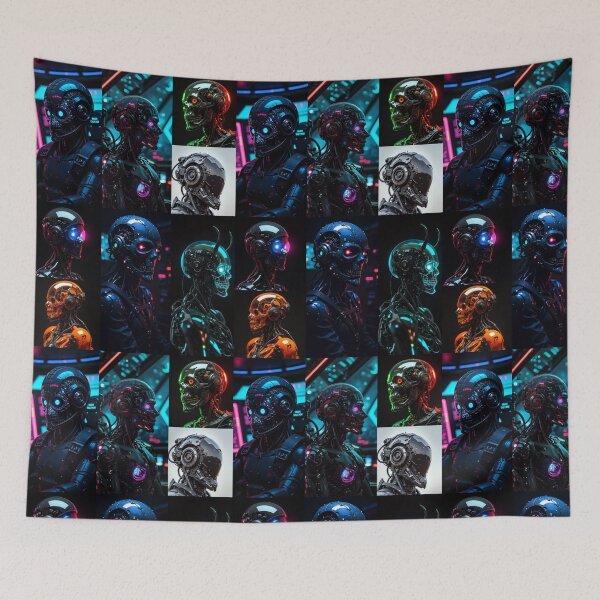 Item preview, Robot, Androide, Collage, 03 designed and sold by 4gottenlore.