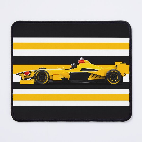 Item preview, #9 Damon Hill 1998 Yellow Race Car  designed and sold by PitWallArt.