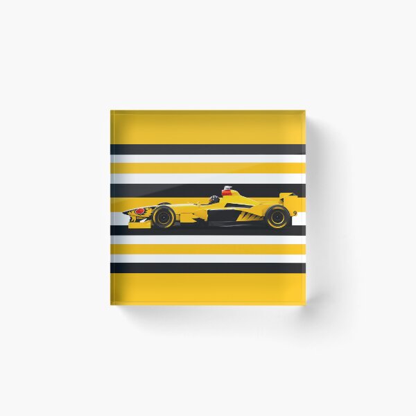 Item preview, #9 Damon Hill 1998 Yellow Race Car  designed and sold by PitWallArt.