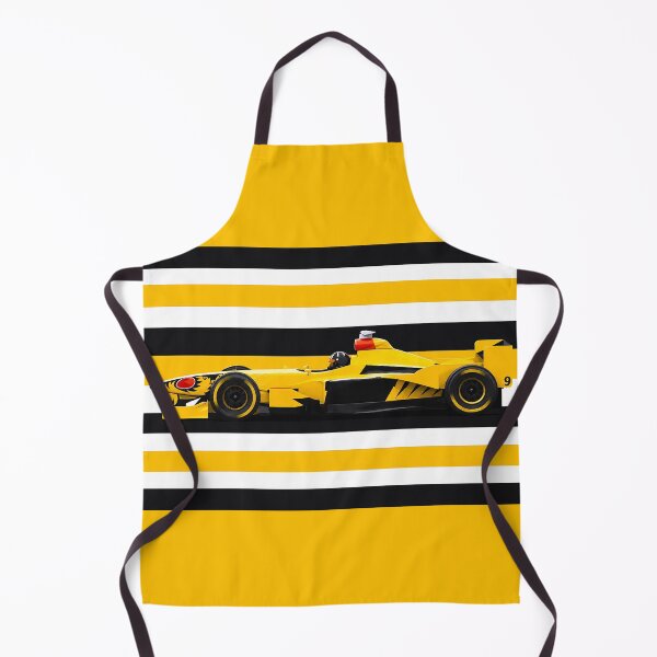 Item preview, #9 Damon Hill 1998 Yellow Race Car designed and sold by PitWallArt.