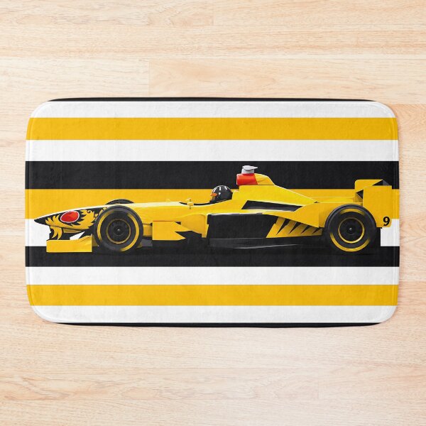 Item preview, #9 Damon Hill 1998 Yellow Race Car designed and sold by PitWallArt.