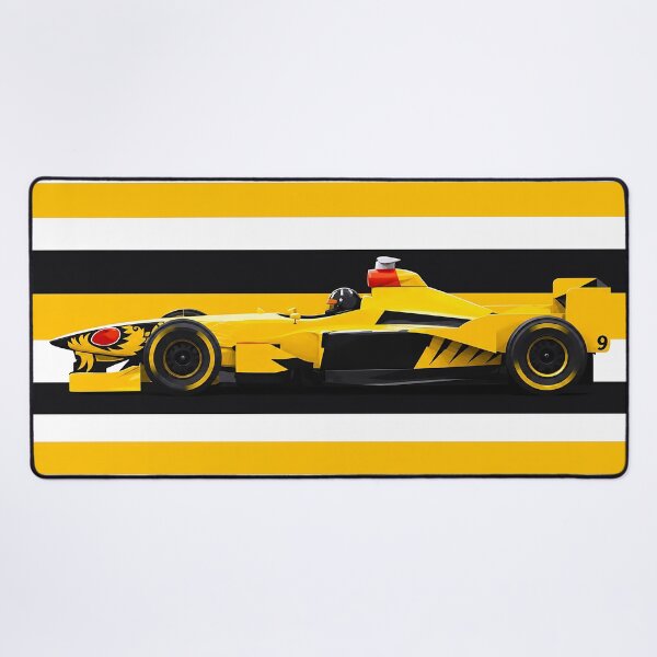 Item preview, #9 Damon Hill 1998 Yellow Race Car  designed and sold by PitWallArt.