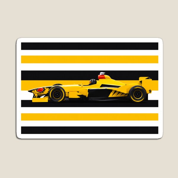 Item preview, #9 Damon Hill 1998 Yellow Race Car  designed and sold by PitWallArt.