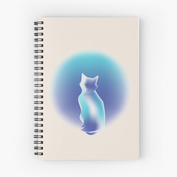 Item preview, Blue Aura Cat Cyan Gradient Mystic Poster designed and sold by Yaiart.