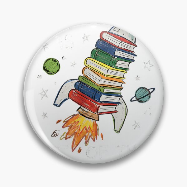 Item preview, Reading is Out of This World Book Rocket Space Teacher T-Shirt designed and sold by bunnymoon stickers.