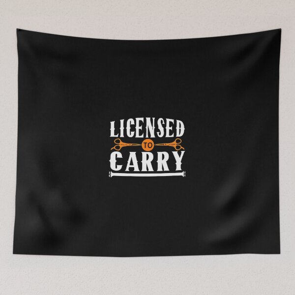 Item preview, Licensed To Carry Scissors Graphic designed and sold by cecalayedan.