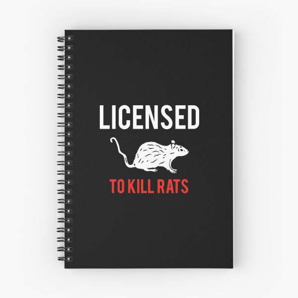 Item preview, Licensed to Kill Rats Funny Pest Control Rodent Graphic designed and sold by armandaibrittoe.