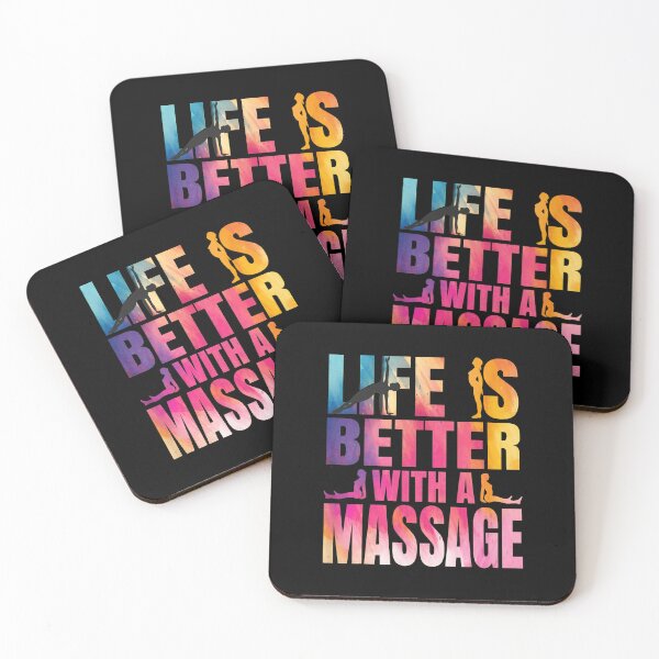 Item preview, Life is Better With A Massage Gradient Text Design designed and sold by girodqfjollsv.