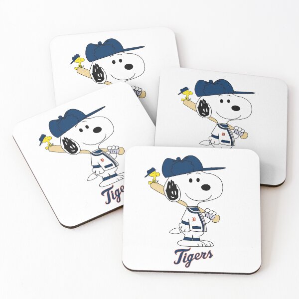 Item preview, Snoopy Woodstock Baseball Tigers designed and sold by DreamInkNest.