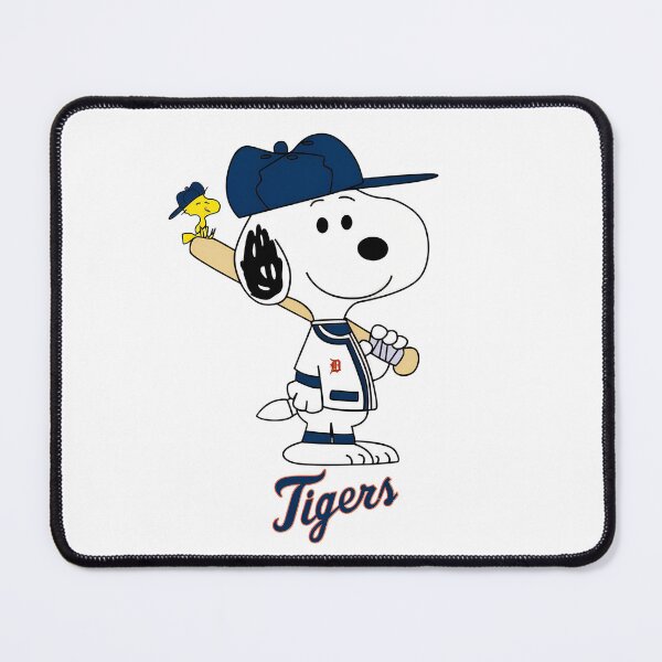 Item preview, Snoopy Woodstock Baseball Tigers designed and sold by DreamInkNest.