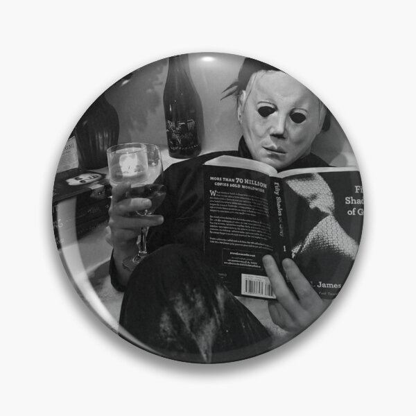 Item preview, Michael Myers Tshirts Reading Book Funny Halloween Horror designed and sold by Hydlaaksmndriss.