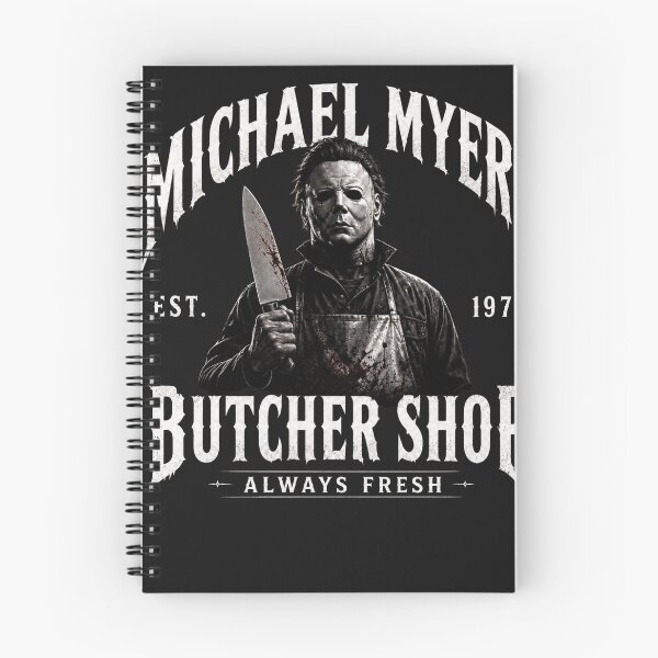 Item preview, Michael Myers Tshirts Butcher Shop Retro Halloween Horror Movie Fan Gift designed and sold by Hydlaaksmndriss.