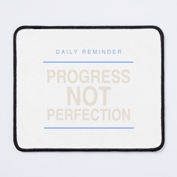 Item preview, Progress Not Perfection - Growth Mindset designed and sold by KLIFT.