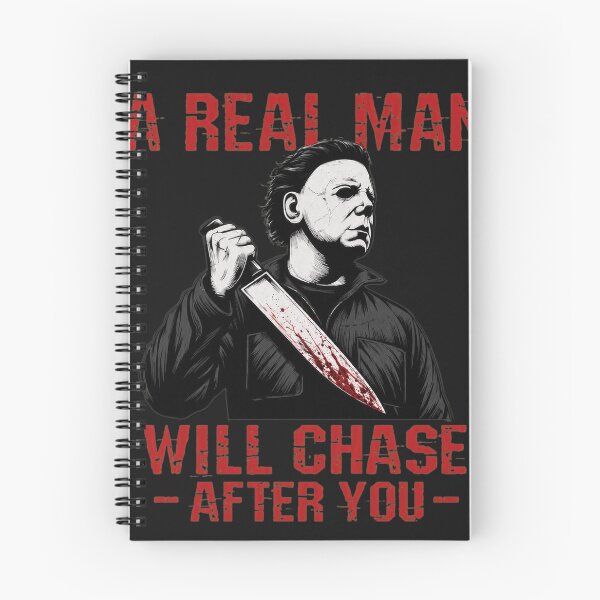 Item preview, Michael Myers Tshirts A Real Man Will Chase After You Funny Halloween Horror designed and sold by Hydlaaksmndriss.
