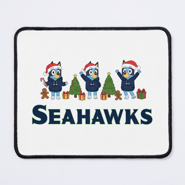 Item preview, Christmas Seahawks Dogs Holiday Christmas designed and sold by DreamInkNest.
