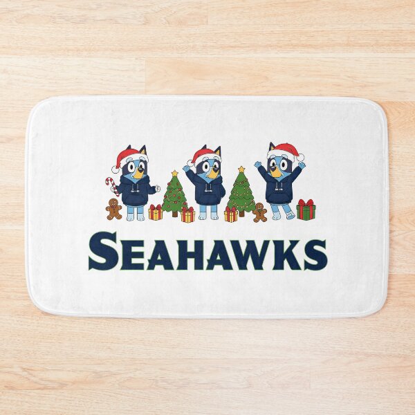 Item preview, Christmas Seahawks Dogs Holiday Christmas designed and sold by DreamInkNest.