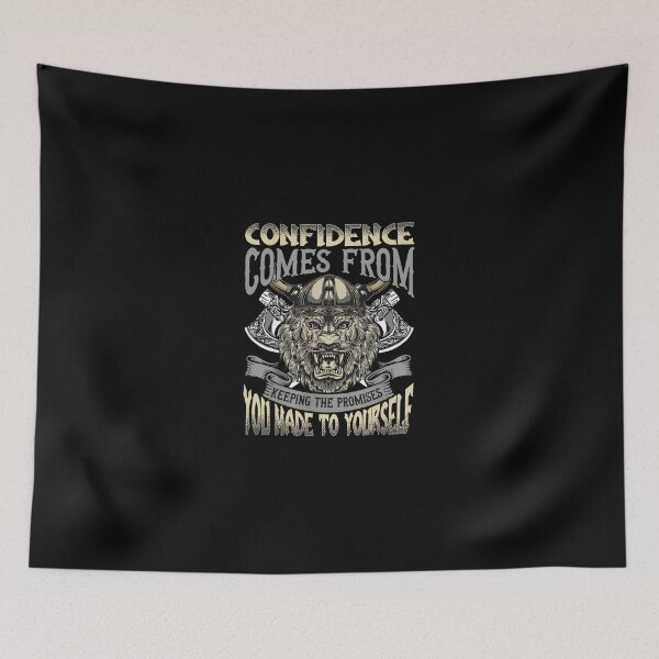 Item preview, Lion Viking Warrior Motivation Quote Artwork designed and sold by cecalayedan.