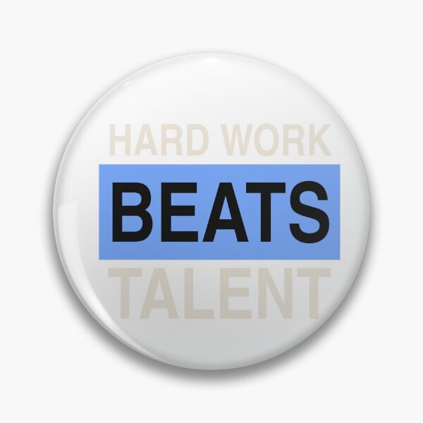 Item preview, Hard Work Beats Talent - Hustle Quote designed and sold by KLIFT.