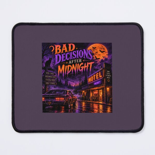 Item preview, Neon Midnight Motel Horror Poster designed and sold by MattysWorld13.
