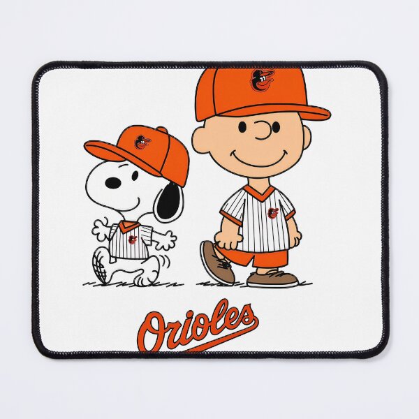 Item preview, Orioles Baseball Charlie Brown Snoopy  designed and sold by DreamInkNest.