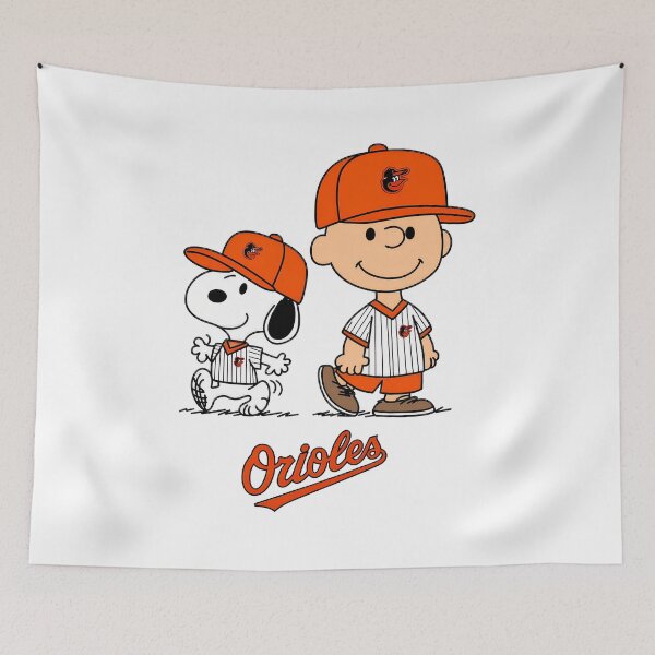 Artikelvorschau, Orioles Baseball Charlie Brown Snoopy entworfen und verkauft von DreamInkNest.