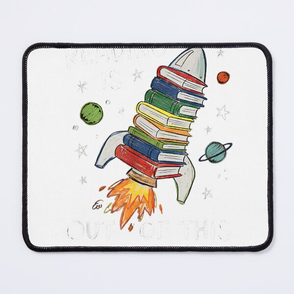 Item preview, Reading is Out of This World Book Rocket Space Teacher T-Shirt designed and sold by bunnymoon stickers.