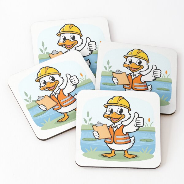 Item preview, Certified Pond Inspector Duck designed and sold by PictorialWhimsy.