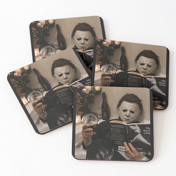 Item preview, Michael Myers Tshirts Reading A Book Halloween Horror Movie designed and sold by Hydlaaksmndriss.