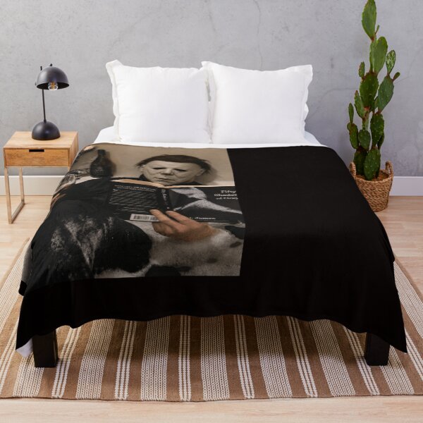 Item preview, Michael Myers Tshirts Reading A Book Halloween Horror Movie designed and sold by Hydlaaksmndriss.
