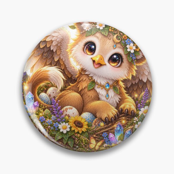 Item preview, Baby Griffin Nest Fantasy Creature designed and sold by jgvisualarts.