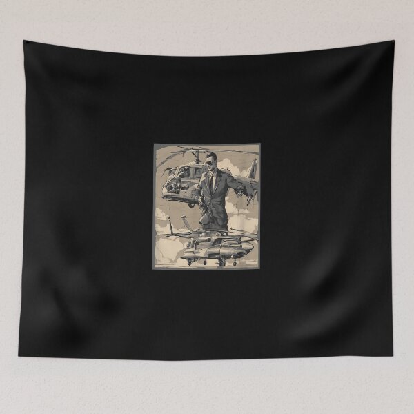 Item preview, Man with Helicopters Vintage Comic Style designed and sold by armandaibrittoe.