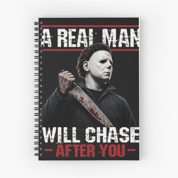 Item preview, Michael Myers Tshirts A Real Man Will Chase After You Halloween Slasher Movie designed and sold by Hydlaaksmndriss.