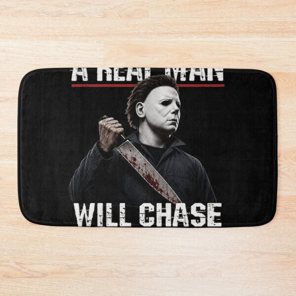 Item preview, Michael Myers Tshirts A Real Man Will Chase After You Halloween Slasher Movie designed and sold by Hydlaaksmndriss.