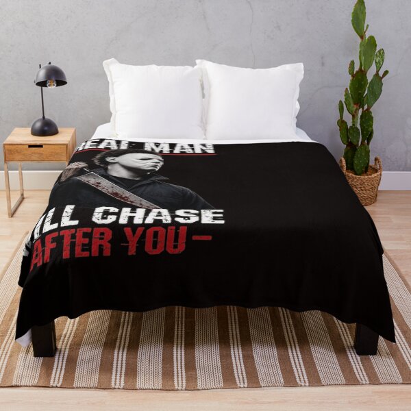 Item preview, Michael Myers Tshirts A Real Man Will Chase After You Halloween Slasher Movie designed and sold by Hydlaaksmndriss.