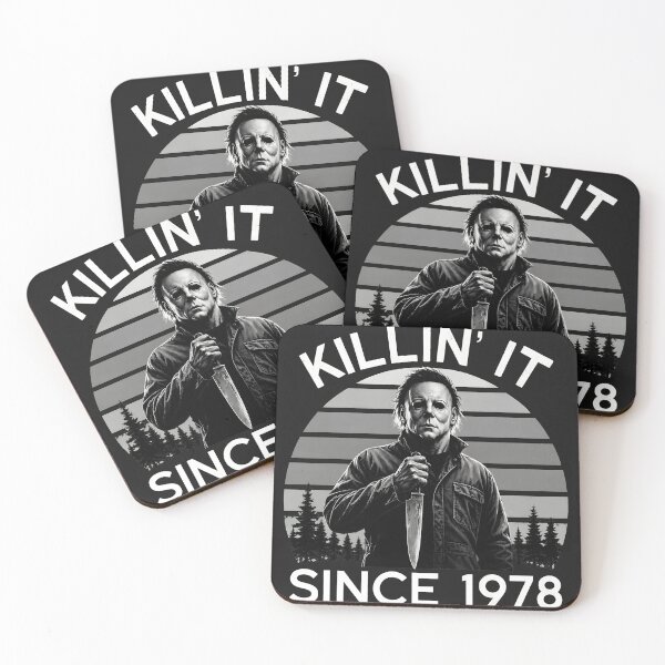 Item preview, Michael Myers Tshirts Killin It Retro Halloween Horror Spooky Season designed and sold by Hydlaaksmndriss.