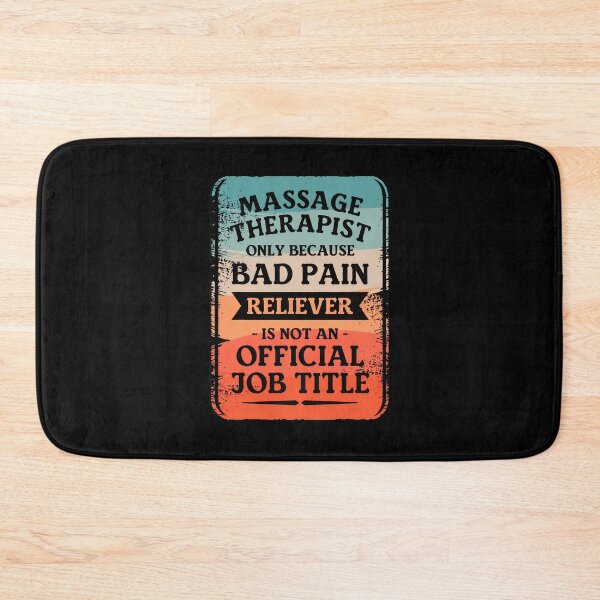 Item preview, Massage Therapist Bad Pain Reliever Job Title designed and sold by cecalayedan.