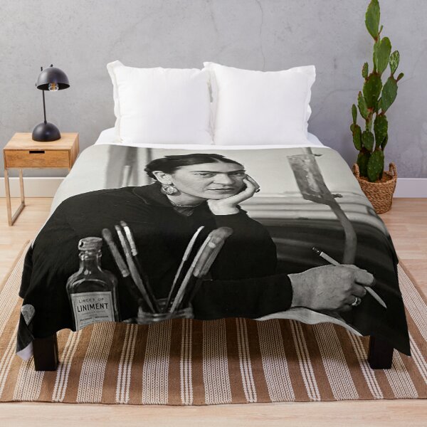 Item preview, Frida Kahlo Black White Photo designed and sold by FridaArtGallery.