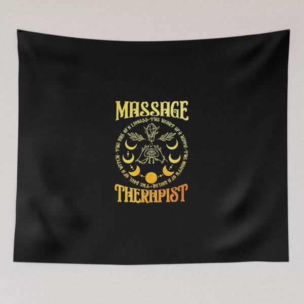 Item preview, Massage Therapist Text with Line Art Figure designed and sold by girodqfjollsv.